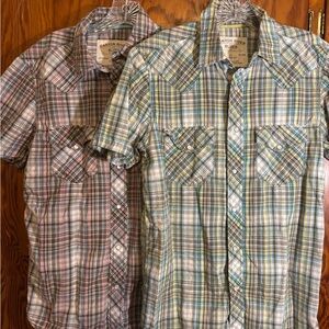 Canyon River Blues Men's Plaid Button Down Shirts - Western Wear